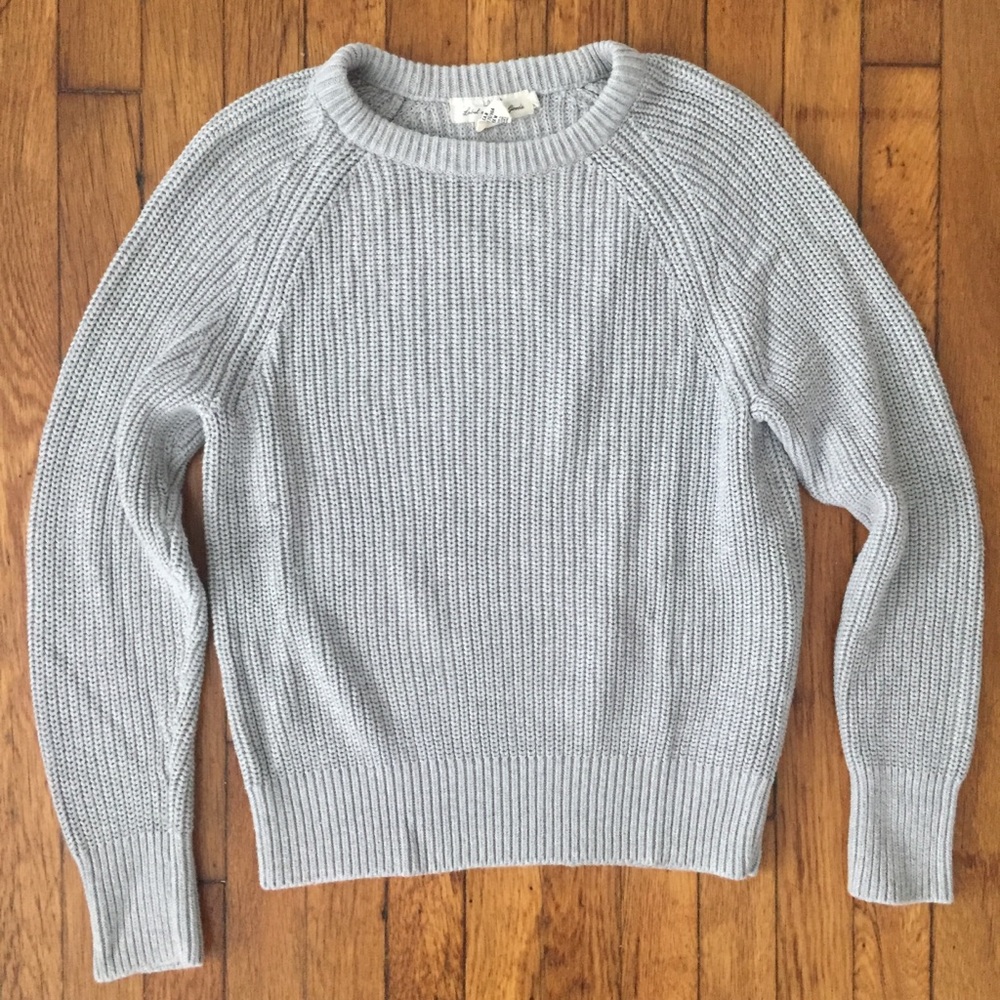 Basic Gray Sweater - Picture 2 of 3